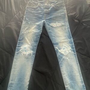 Amiri Jeans i’ll take offers cashapp only 3-4 days to ship ig @juneresells